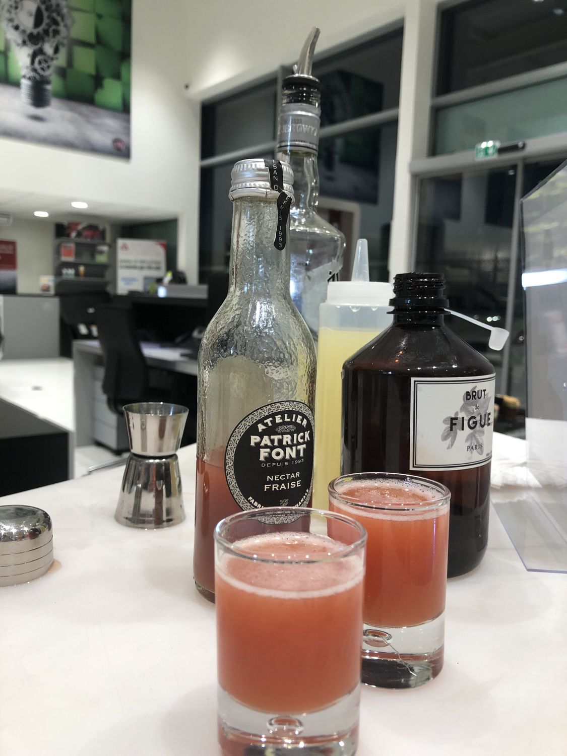 Cocktails servis pendant un événement